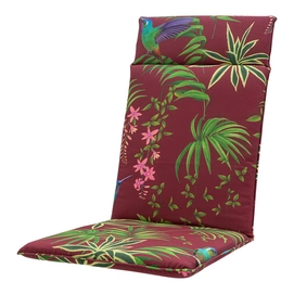 Coussin de Chaise Extérieure Madison Universal Celeste Red (Dossier Haut)