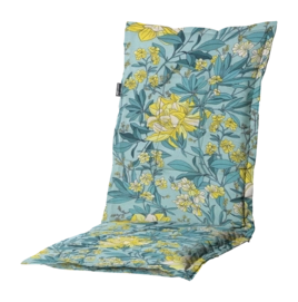 Sitzauflage Madison Maxime Blue Yellow Niedrige Rückenlehne