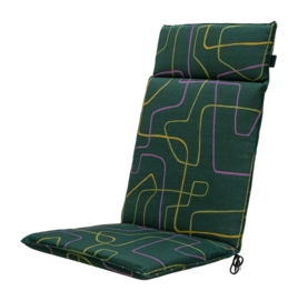 Coussin de Jardin Madison Universeel Joah Green Dossier Haut