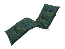 Coussin de Chaise Longue Madison Joah Green (200 x 60 cm)