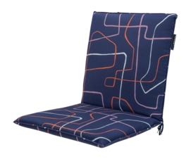 Stapelstoelkussen Madison Universeel Joah Indigo (97 x 49 cm)
