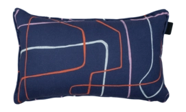 Coussin Décoratif Madison Joah Indigo (50 x 30 cm)