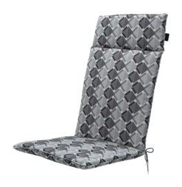 Tuinkussen Madison Universeel Siem Grey Hoge Rug