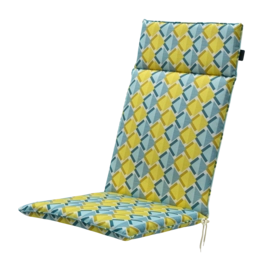 Tuinkussen Madison Universeel Siem Yellow Hoge Rug