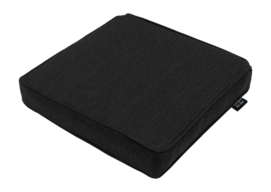 Zitkussen Madison Canvas Eco+ Black (40 x 40 cm)