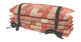 Bankkussen Madison Living Plaid Jacky Terra (180 x 68 cm)