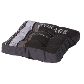 Matraskussen Madison Florance Storage Black (47 x 47 cm)