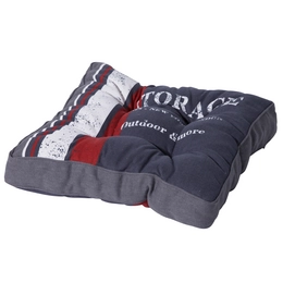 Matraskussen Madison Florance Storage Red (47 x 47 cm)