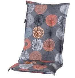 Coussin de Chaise Extérieure Madison Fantasy Orange (Dossier Bas)