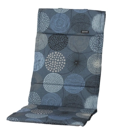 Textileenkussen Madison de Luxe Fantasy Blue Hoge Rug