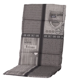 Textileenkussen Madison de Luxe Zeger Grey Hoge Rug