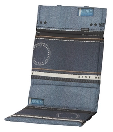 Textileenkussen Madison de Luxe Denim Blue Hoge Rug