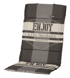 Textileenkussen Madison de Luxe Outdoor Grey Hoge Rug