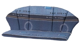 Bankkussen Madison Elegance Denim Blue