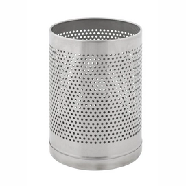 Papierbak Geperforeerd Mat RVS 10L