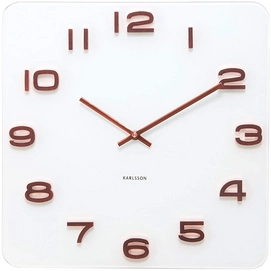 Klok Karlsson Vintage White Copper Numbers 35 cm
