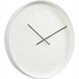 Clock Karlsson Mr. White Numbers White Case 37.5 cm