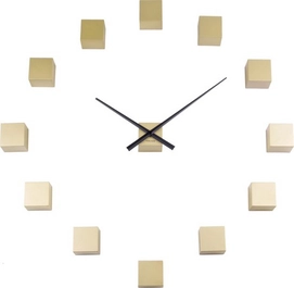 Clock Karlsson DIY Cubic Painted Gold