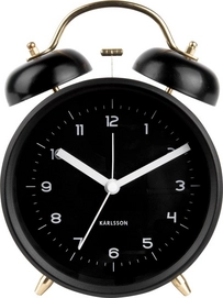 Wekker Karlsson Classic Bell Black With Gold 21 cm