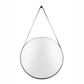 Mirror PT Living Balanced Round Black Rim