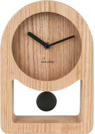 Klok Karlsson Lena Pendulum Wood Veneer 25 x 17 cm