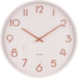Clock Karlsson Pure Large Basswood White