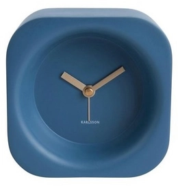 Wekker Karlsson Chunky Polyresin Blue 12 x 12 cm