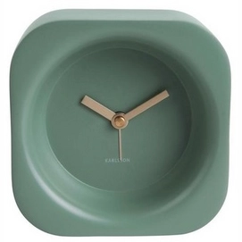 Wekker Karlsson Chunky Polyresin Green 12 x 12 cm