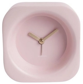 Wekker Karlsson Chunky Polyresin Light Pink 12 x 12 cm