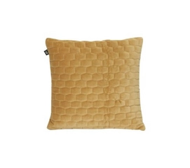 Sierkussen PT Living Luxurious Padded Velvet Caramel Brown