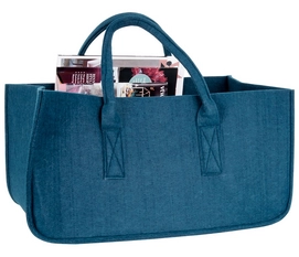 Tijdschriftenhouder PT Living Mellow Felted Dark Blue