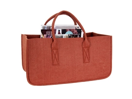 Tijdschriftenhouder PT Living Mellow Felted Clay Brown
