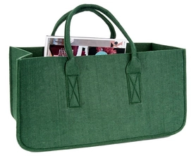 Tijdschriftenhouder PT Living Mellow Felted Dark Green