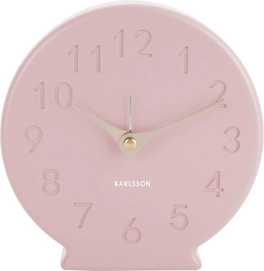 Wekker Karlsson Sole Polyresin Matt Pink 13,5 cm