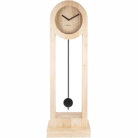 Horloge Karlsson Floor Clock Lena Pendulum Pine Wood