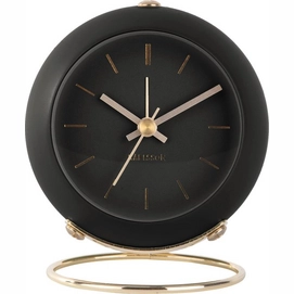 Wecker Karlsson Globe Black 9,5 cm