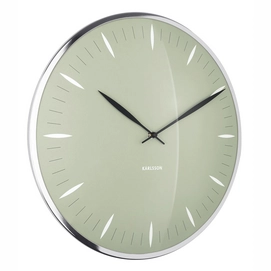 Uhr Karlsson Leaf Jungle Green Dome Glass 40 cm