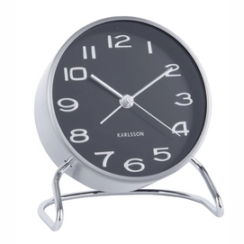 Wecker Karlsson Classical Numbers Black 9 cm