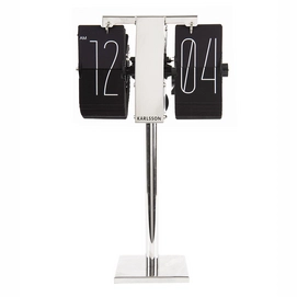 Uhr Karlsson Flip Clock No Case Mini Black 20,6 x 13,9 cm