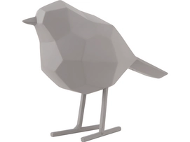 Statue Oiseau Origami PT Living Bird Small Polyresin Matt Warm Grey