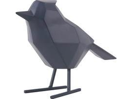 Beeld PT Living Bird Large Polyresin Matt Dark Blue