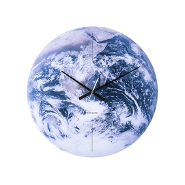 Uhr Karlsson Earth Glass Blue Tones 60 cm