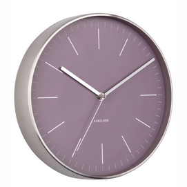 Uhr Karlsson Minimal Dark Purple 27 cm