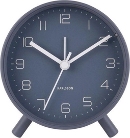 Wecker Karlsson Lofty Metal Matt Night Blue 11 cm