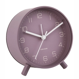 Wecker Karlsson Lofty Metal Matt Dark Purple 11 cm