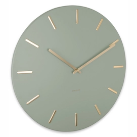Uhr Karlsson Charm Jungle Green With Gold Battons 45 cm