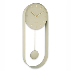 Klok Karlsson Pendulum Charm Olive Green 20 x 50 cm
