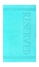 Serviette de Plage Reserved Aqua