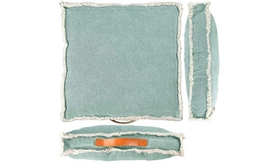 Boxkussen Unique Living Manouk Seablue (45 x 45 cm)
