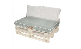 Palletkussen Unique Living Manouk Dark Grey (120 x 80 cm)
